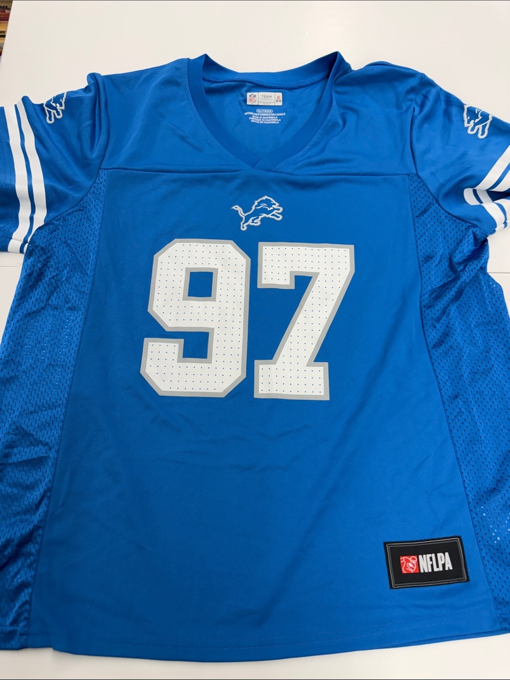 NEW NFL #97 Hutchinson Lions Jersey Women’s XL